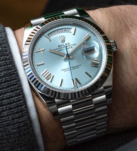 rolex day date for men platinum rehaut price|Rolex Day-Date watch price.